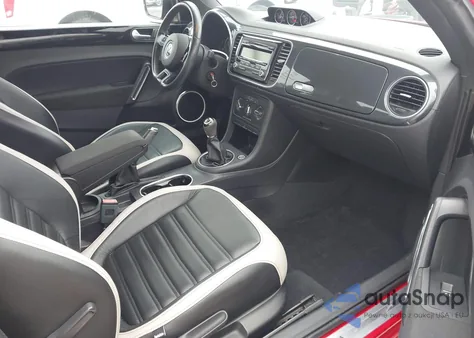 2014 Volkswagen Beetle 2.0T R-Line из США, поврежденный, VIN 3VW4T7AT9EM631261